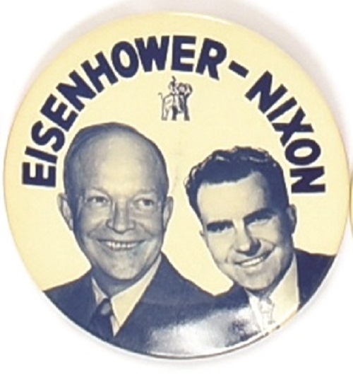 Eisenhower, Nixon 4 Inch Jugate