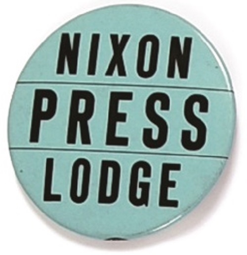 Nixon, Lodge Press Badge