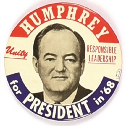 Humphrey Unity 1968 Celluloid