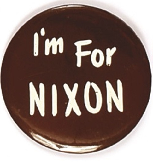 Im for Nixon Hand Painted Pin