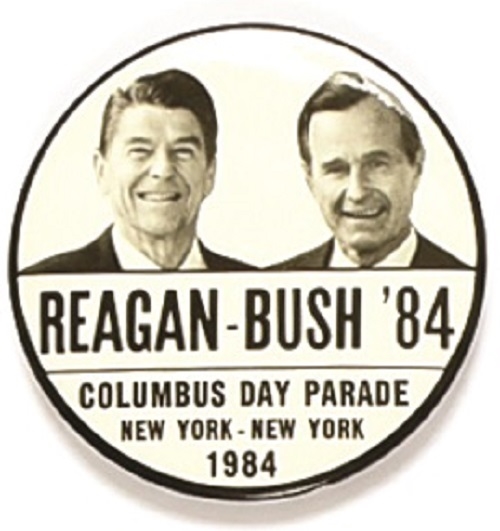 Reagan, Bush New York Columbus Day