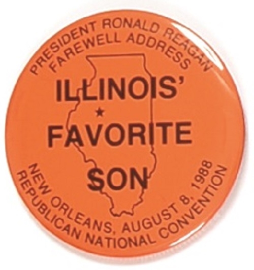 Reagan Illinois Favorite Son