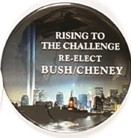 Bush Rising to the Challenge 9-11 Pin