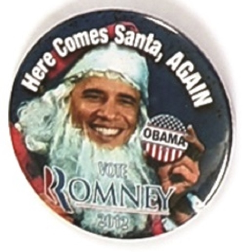 Romney, Anti Obama Here Comes Santa Again