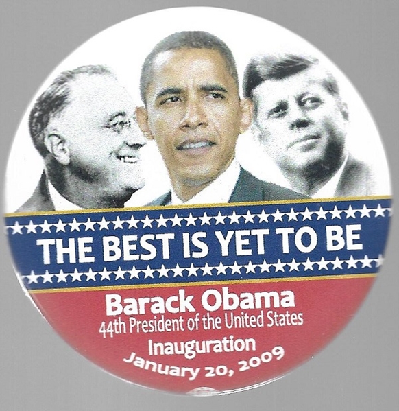 Obama, FDR, JFK Best is Yet to Come