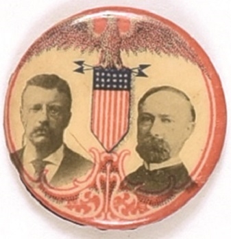 Roosevelt, Fairbanks Shield with Red Border