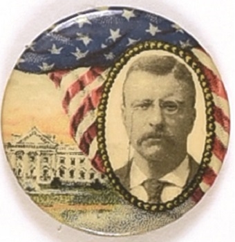 Theodore Roosevelt Flag and White House
