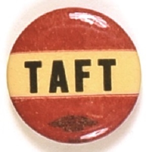 Taft Red, Black and White Celluloid