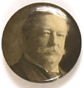 William Howard Taft Black and White Celluloid