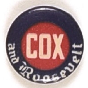 Cox, Roosevelt RWB Scarce Smaller Size