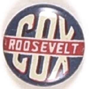 Cox, Roosevelt Blue Litho