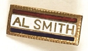 Al Smith Red, White, Blue, Gold Enamel Pin