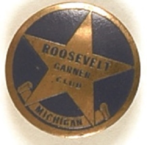 Roosevelt, Garner Club Michigan