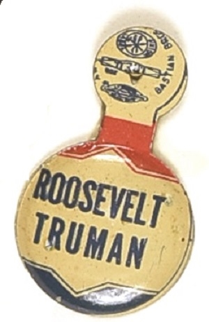 Roosevelt, Truman 1944 Litho Tab
