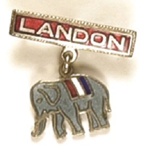 Landon Elephant and Enamel Pin