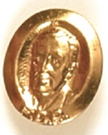 Franklin Roosevelt Metal FDR Pin