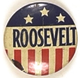 Franklin Roosevelt Stars and Stripes Litho