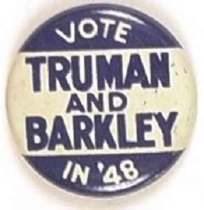 Vote Truman and Barkley in 48