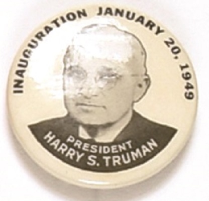 Truman Black, White Inaugural Celluloid