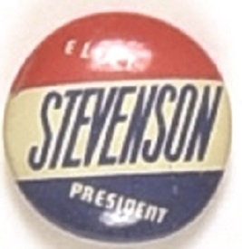Elect Stevenson President Unusually Small Litho