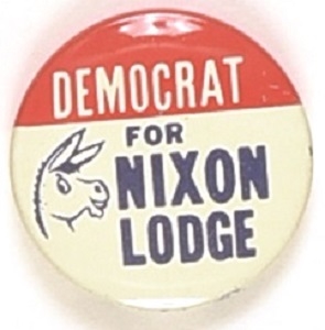 Democrat for Nixon, Lodge Litho