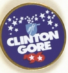 Clinton, Gore AFT Labor Pin