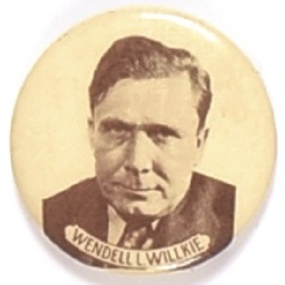 Willkie Brown, White Picture Pin