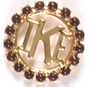 Ike Red Jewelry Brooch Pin