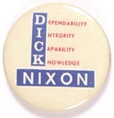 Nixon D-I-C-K Celluloid