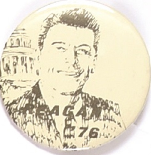 Reagan 1976 Portrait and Capitol