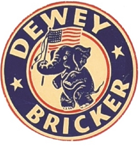 Dewey, Bricker Elephant Decal