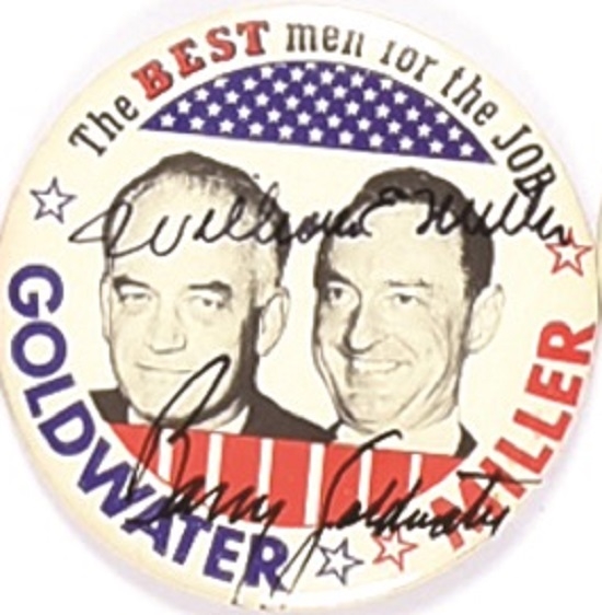 Goldwater, Miller Autographed Best Men for the Job