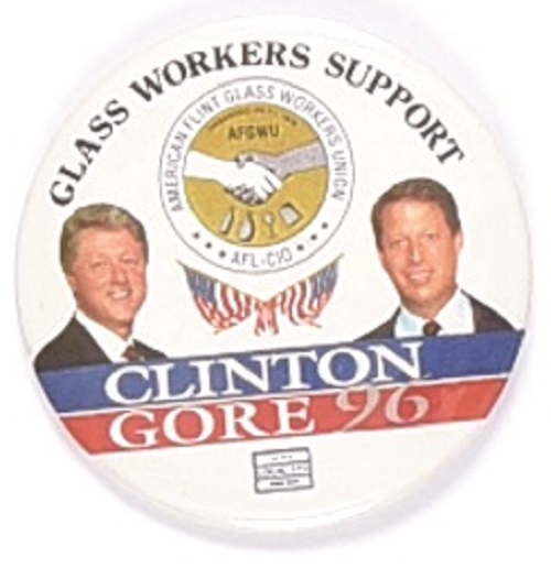 Glassworkers for Clinton, Gore