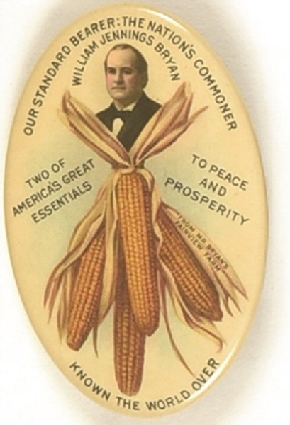 Bryan Known the World Over Ears of Corn Pin