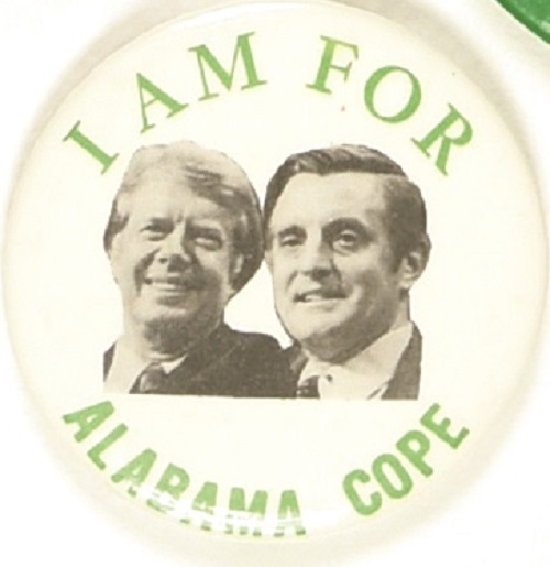 I Am for Carter, Mondale Alabama COPE
