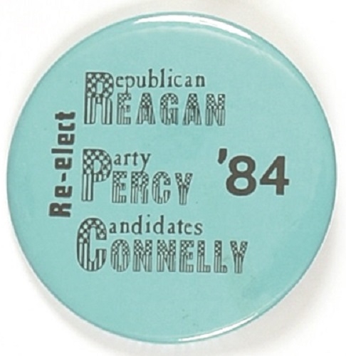 Reagan, Percy, Connelly Illinois Coattail