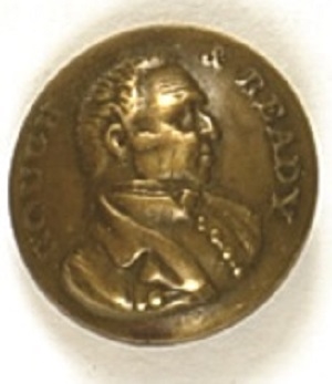 Zachary Taylor Brass Clothing Button
