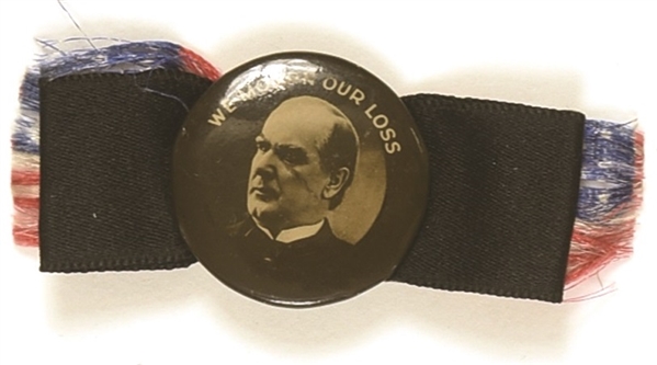 McKinley We Mourn Our Loss Pin, Ribbon
