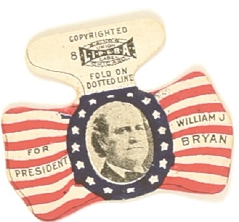 William Jennings Bryan Paper Tab