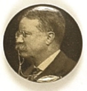 Theodore Roosevelt Profile Celluloid