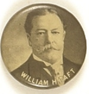 William Howard Taft Head and Shoulders Celluloid