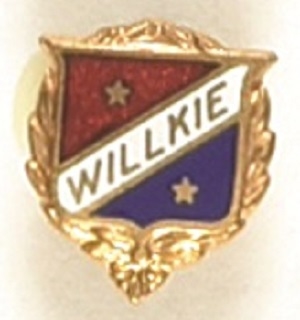 Willkie Shield Enamel Pin
