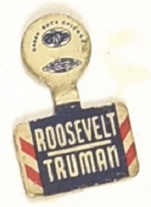 Roosevelt, Truman 1944 Litho Tab