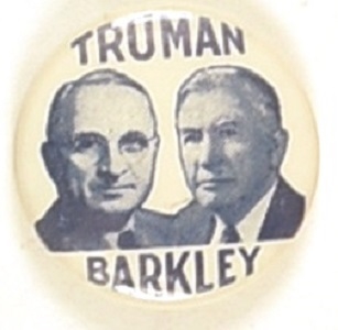 Truman, Barkley Rare Blue and White Jugate