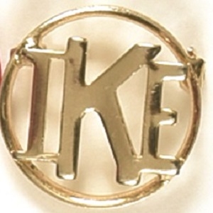 Eisenhower Ike Circle Jewelry Pin