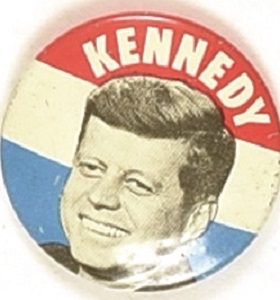 John F. Kennedy Light Blue Litho