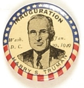 Truman Scarce Inaugural Pin
