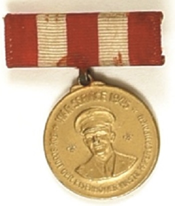 Eisenhower WW II Boy Scouts Paper Drive Medal