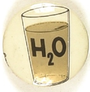Goldwater H20 Glass of Water Celluloid