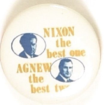 Nixon Best One Agnew Best Two